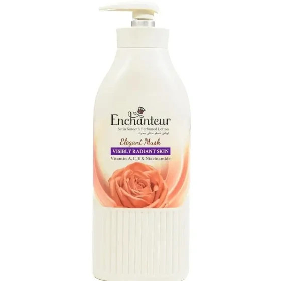 لوسیون بدن معطر انشانتر ۵۰۰ میل Enchanteur Elegant Musk Perfumed Body Lotion