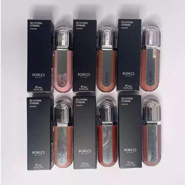 لیپ گلاس 3 بعدی کیکو KIKO طرح آینه ای 6عددی